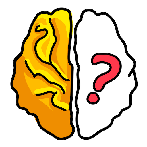 Ảnh 1 của Tải game Brain Out MOD APK v3.1.8 (Không quảng cáo) cho Android iOS Logo game Brain Out với hình ảnh bộ não hoạt hình