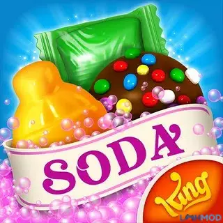 Candy Crush Soda Saga Mod APK 1.244.3 (Menu, Vô Hạn Lượt Đi)