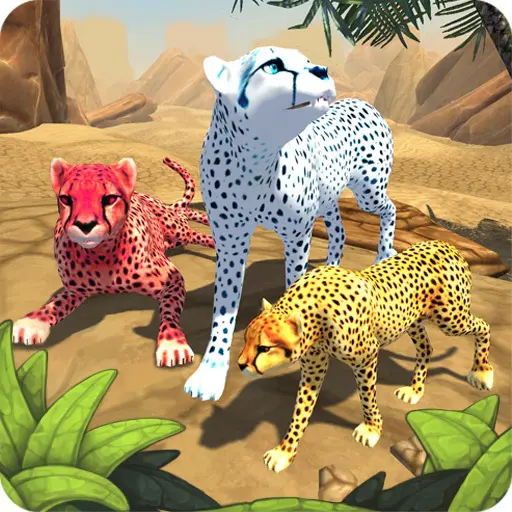 Cheetah Family Animal Sim Apk 12 Android, iOS