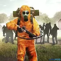 Ảnh 4 của Tải game Dead Zed Mod APK 1.3.8 (Menu, Vô Hạn Tiền) Giao diện bắn súng góc nhìn thứ nhất trong Dead Zed Mod với zombie xuất hiện