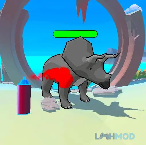 Ảnh 1 của Tải Dino Fight Mod Apk 0.1.5 (Menu/Thắng tức thì) cho Android iOs Dino Fight Mod logo