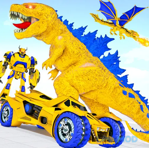Dino Transform Robot Car Game Apk 74