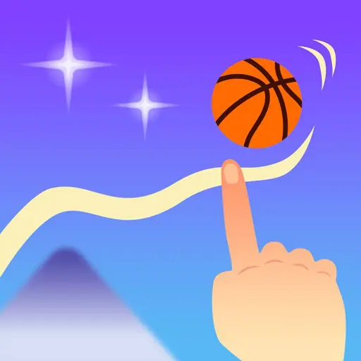 Ảnh 1 của Tải trò chơi Draw The Line 3D APK 3.6.1 Android iOS Logo game Draw The Line 3D với quả bóng và đường vẽ