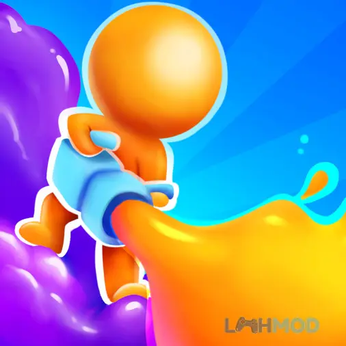 Ảnh 1 của Tải Dye Hard-Color War Mod Apk 0.7.25 (Free Shopping) cho Android iOs Logo Dye Hard-Color War Mod