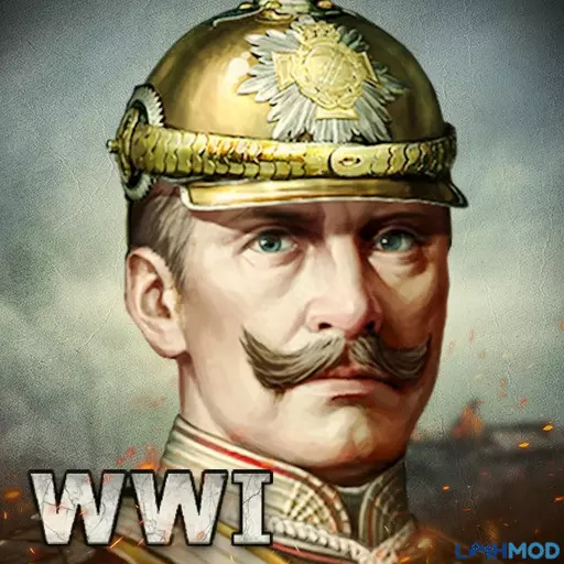 Ảnh 1 của European War 6: 1914 Mod APK 1.3.36 (Vô Hạn Tiền, Huy Chương) Quang cảnh chiến trường European War 6: 1914 Mod với các đơn vị quân