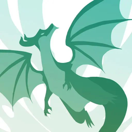 Ảnh 4 của Flappy Dragon MOD APK 1.8.1 (Rồng đã mở khóa) Android Logo của game Flappy Dragon với hình ảnh rồng đáng yêu