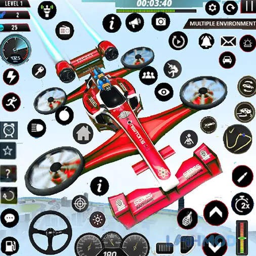 Tải Flying Formula Car Racing Game Apk 5.1.1 cho Android iOs