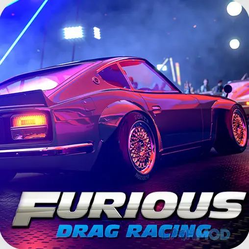 Ảnh 1 của Tải Furious 8 Drag Racing 2023 Mod Apk 4.8 (Vô Hạn Tiền) cho Android iOs Logo game Furious 8 Drag Racing 2023 Mod