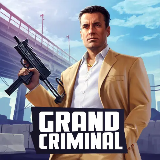 Ảnh 1 của Grand Criminal Online MOD APK v1.2.2 (Vô hạn HP) Logo của Grand Criminal Online phiên bản MOD