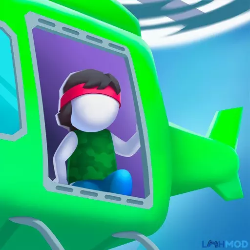 Ảnh 1 của Tải game HellCopter Mod APK v1.8.47 (Menu, Vô hạn tiền) Giao diện game HellCopter Mod hiển thị máy bay trực thăng và mục tiêu