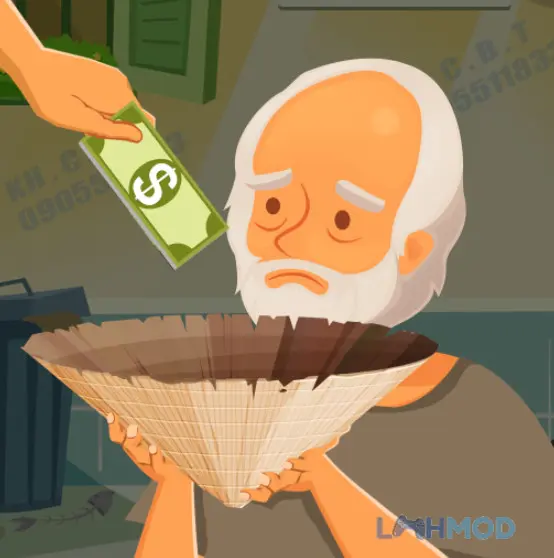 Tải Ăn Xin 4.0-Vô Gia Cư Mod Apk 1.4.3 (Vô Hạn Tiền) cho Android iOs