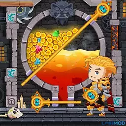 Ảnh 1 của Tải game How to Loot Mod APK 1.1.29 (Menu, Vô hạn tiền) Một cô công chúa của một vương quốc đang bị bắt, bạn có muốn được làm một người hùng