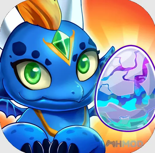 Ảnh 1 của Tải Idle Dragon Tycoon Mod Apk 1.2.2 (Vô Hạn Trái Tim Rồng) cho Android iOs Logo game Idle Dragon Tycoon Mod