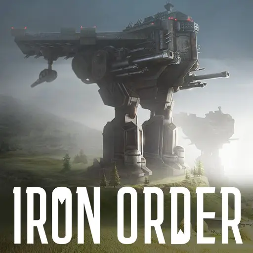 Ảnh 1 của Tải Iron Order 1919 APK 0.145 cho Android iOS Logo Iron Order 1919, thể hiện phong cách chiến tranh giả tưởng