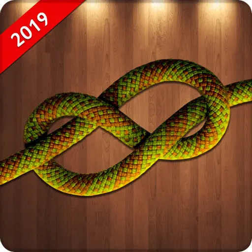 Ảnh 1 của Knots 3D MOD APK 8.0.3 (Luôn Vô Hạn) cho Android iOS Logo của Knots 3D, một ứng dụng hướng dẫn thắt nút
