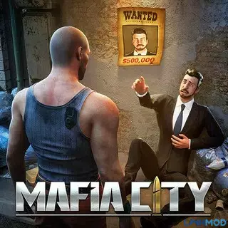 Ảnh 1 của Tải game Mafia City Mod APK 1.6.177 (Menu, Vô Hạn Tiền) Giao diện chính game Mafia City Mod với hình ảnh nhân vật