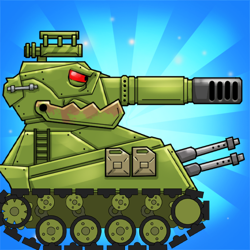 Ảnh 1 của Tải game Merge Tanks APK 2.18.0 cho Android iOS Xe tăng chiến đấu trong Merge Tanks với đồ họa vui nhộn