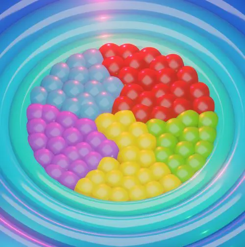 Ảnh 1 của Tải Merge the Jelly Apk 1.7.2 cho Android iOs Các viên thạch nhiều màu sắc trong game Merge the Jelly