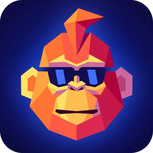 Ảnh 1 của Tải Meta Apes APK 0.66.0 cho Android iOS Logo game Meta Apes nổi bật trên nền xanh đen