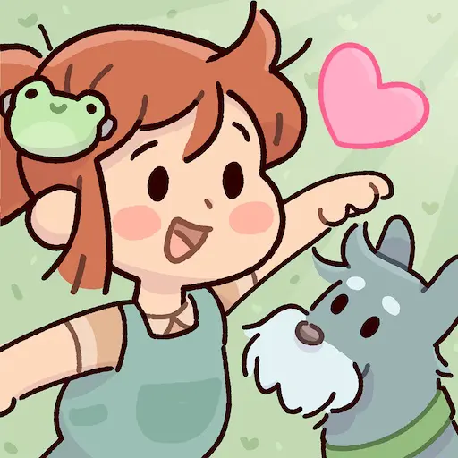 Ảnh 1 của My Dear Farm MOD APK 1.1.2 (Nhiều tiền) Android iOS My Dear Farm logo với phong cách hoạt hình đáng yêu