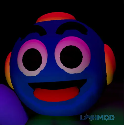 Ảnh 1 của Tải Night Watchman Mod Apk v0.4.1 (Menu, Auto thắng) cho Android iOs Logo game Night Watchman Mod với hình ảnh gấu Teddy đáng sợ