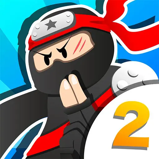 Ảnh 1 của Tải Ninja Hands 2 APK v0.4.0 cho Android iOS Logo game Ninja Hands 2 với hình ảnh ninja bí ẩn