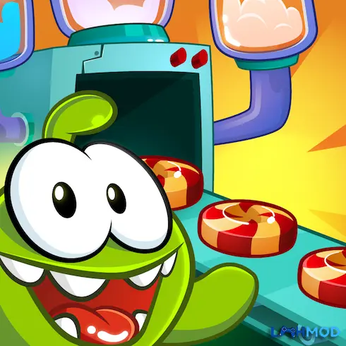 Tải Om Nom Idle Candy Factory MOD APK 0.21.1 (Vô hạn tiền) iOS