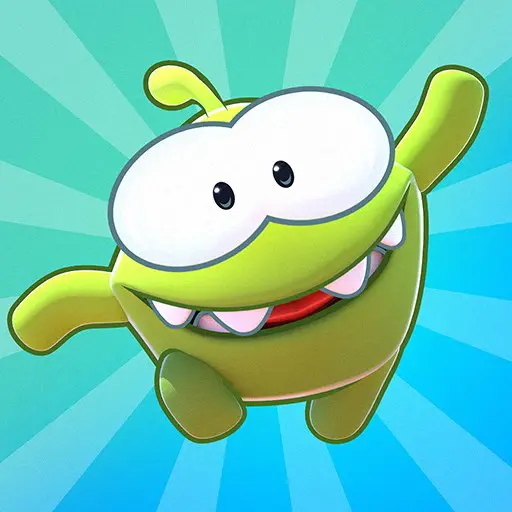 Ảnh 1 của Tải Om Nom Run 2 Parkour APK 1.1.1 cho Android iOS Logo Om Nom Run 2 Parkour với nhân vật Om Nom đang chạy