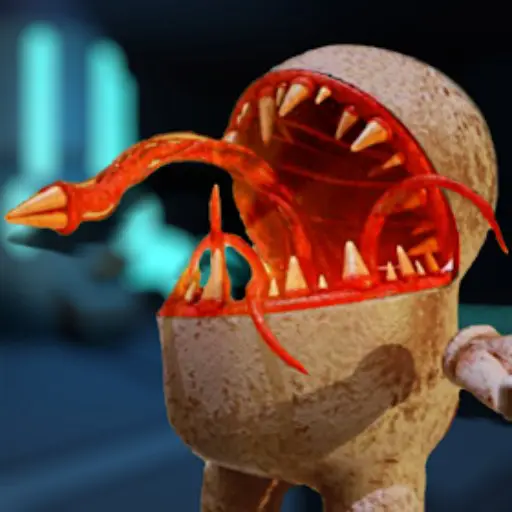Ảnh 1 của Online Imposter 3D MOD APK 9.4.5 (Vô hiệu hóa kẻ thù) Giao diện chính của Online Imposter 3D MOD với logo và không gian vũ trụ