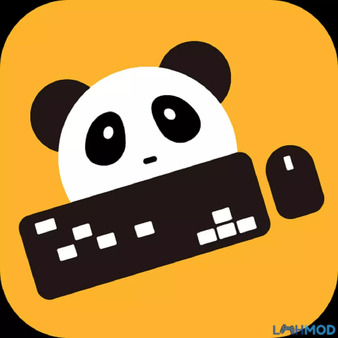 Ảnh 1 của Tải Panda Mouse Pro Apk v5.9 – Bản Mod Cho Android Hình ảnh logo ứng dụng Panda Mouse Pro với biểu tượng chuột và bàn phím