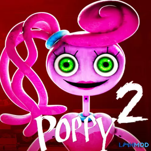 Ảnh 1 của Tải Poppy Playtime Chapter 2 MOD APK (Vô hạn tiền) 1.42 Logo Poppy Playtime Chapter 2 Mod mang màu sắc u ám