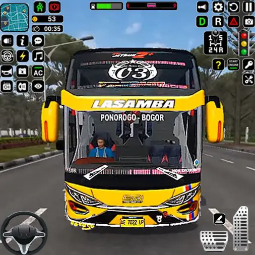 Ảnh 4 của Tải Real Coach Bus Simulator 2023 Apk 0.9 cho Android iOs Logo game Real Coach Bus Simulator 2023 với hình ảnh xe buýt hiện đại