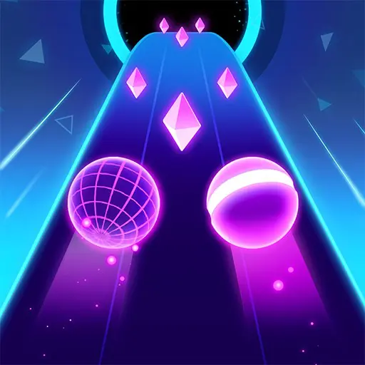 Ảnh 3 của Tải Rolling Twins APK v0.1.25 cho Android iOS Logo game Rolling Twins với cặp đôi lăn trên nốt nhạc