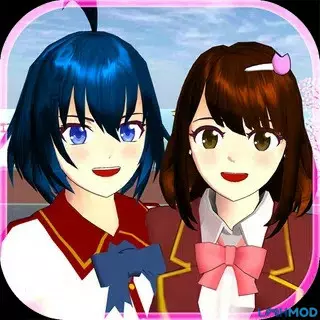 Ảnh 1 của SAKURA School Simulator Mod APK (Vô Hạn Tiền, Mở Khóa) v1.045.17 Hình ảnh nữ sinh Sakura School Simulator trong trang phục học đường
