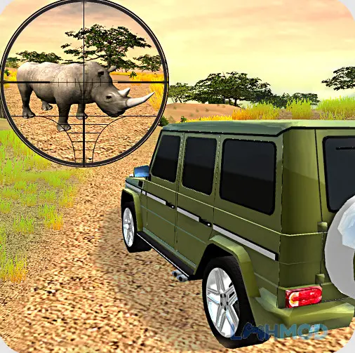 Ảnh 1 của Tải Safari hunting 4×4 Apk 3.11 cho Android iOs Logo Safari Hunting 4x4 Mod APK