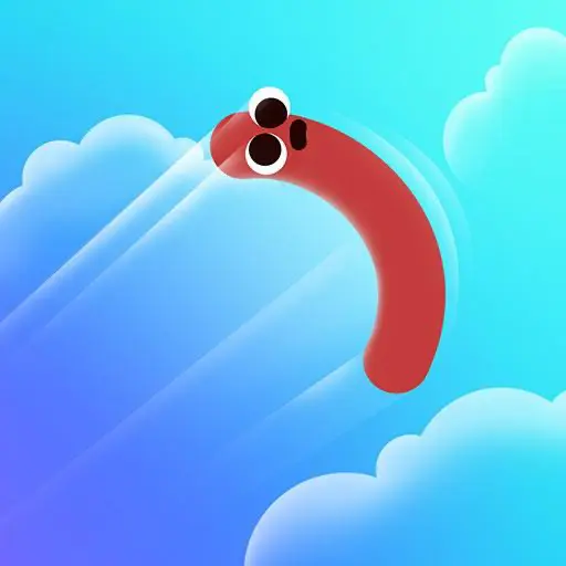 Ảnh 1 của Tải Sausage Flip APK v2.9.5 cho Android iOS Logo game Sausage Flip với hình xúc xích vui nhộn