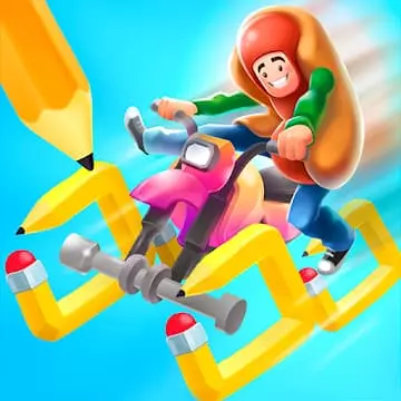 Scribble Rider Mod APK v3.1.1 (Menu, Vô Hạn Tiền, No ADS)