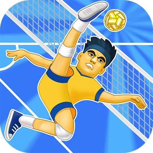 Ảnh 1 của Soccer Spike – Kick Volleyball APK 1.4.17 Android iOS Cảnh game thủ thực hiện pha đá bóng chuyền đầy nghệ thuật