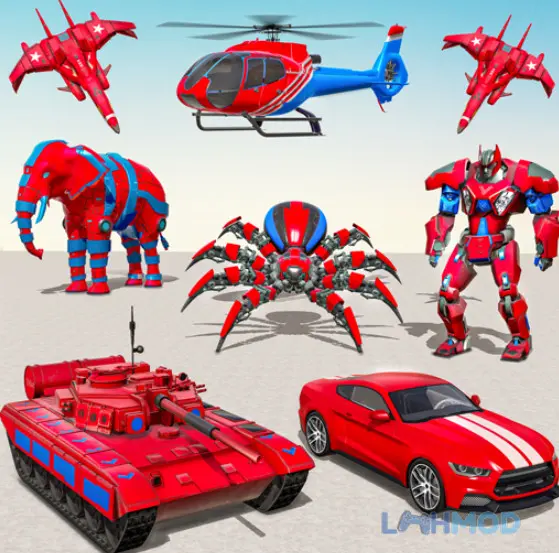 Ảnh 1 của Spider Tank Robot Wars 3D Apk 1.4.7 – LMHMOD Logo game Spider Tank Robot Wars 3D