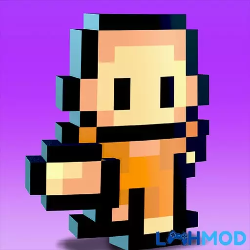 Ảnh 1 của Tải The Escapists: Prison Escape MOD APK 1.12 (Vô hạn tiền) cho Android iOS Góc nhìn từ trên cao của nhà tù trong The Escapists