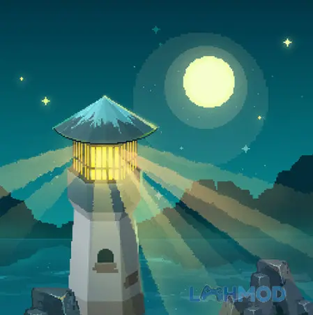 Ảnh 1 của Tải To the Moon Apk 3.7 (Full Game) cho Android iOs Cảnh bác sĩ Rosalene và Watts đang khám phá một khu vực trong ký ức của Johnny