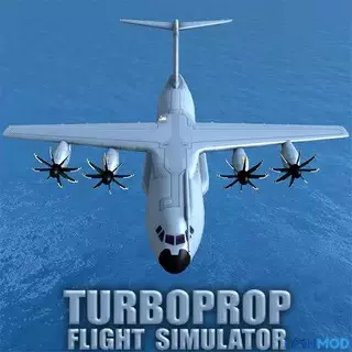 Turboprop Flight Simulator 3D Mod APK 1.29 (Menu, Vô Hạn Tiền)
