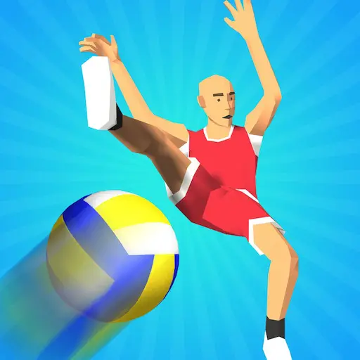 Ảnh 1 của Tải Ultimate Dodgeball 3D Apk 1.4.4.0 cho Android, IOS Logo game Ultimate Dodgeball 3D với hình ảnh quả bóng ném