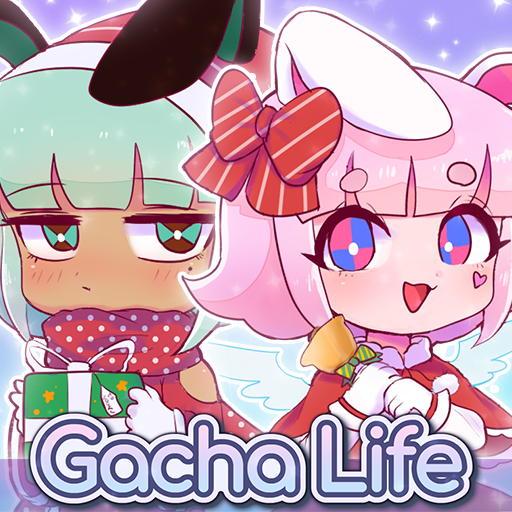 Ảnh 1 của Tải Gacha Life Mod Apk 1.1.4 (Vô hạn tiền) Logo Gacha Life với các nhân vật anime dễ thương