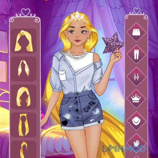 Ảnh 1 của Golden princess dress up game Apk 2.0.5 – LMHMOD Logo game Golden Princess Dress Up Game