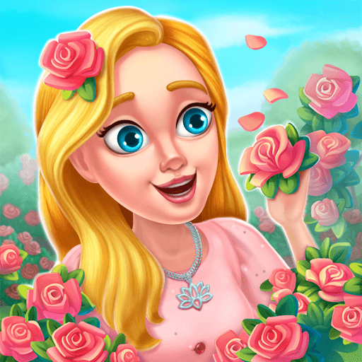 Ảnh 1 của Tải game Merge Villa Mod Apk 1.07.120 (Vô hạn tiền) cho Android, IOS Logo game Merge Villa với hình ảnh ngôi nhà cổ kính