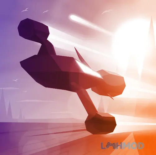 Ảnh 4 của Tải Race The Sun Challenge Edition Mod Apk 1.28.1 (Vô Hạn Tiền) cho Android iOs Logo game Race The Sun Challenge Edition Mod với mặt trời và máy bay