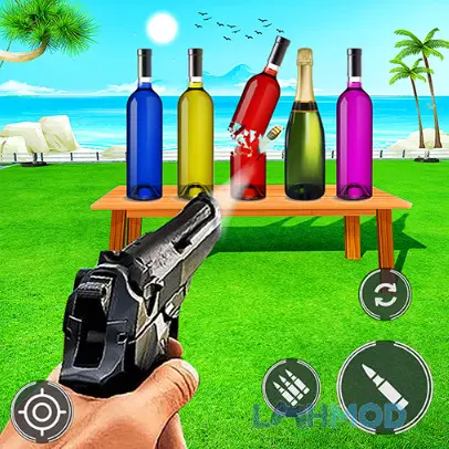 Tải game Sniper Gun Bottle Shooter 2021 Apk 1.28 cho Android iOs