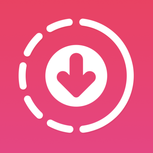 Ảnh 1 của Tải Story Saver MOD APK 2.2.1 (Đã mở khóa Pro) cho Android iOS Alt text: Hình ảnh minh họa giao diện Story Saver với logo và nút tải xuống