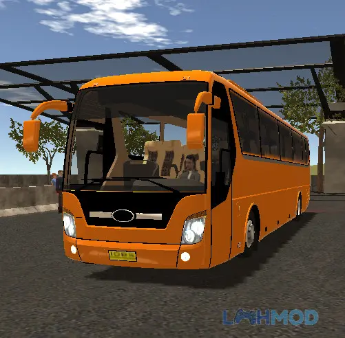 Ảnh 3 của Tải Vietnam Bus Simulator Apk v9.3.6 (Vô Hạn Tiền) cho Android iOs Logo game Vietnam Bus Simulator với hình ảnh xe buýt trên đường